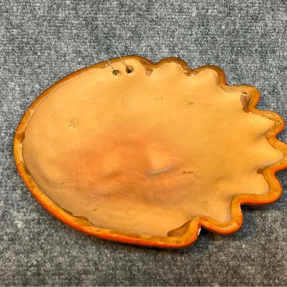 Vintage Terracota Mexican Folk Art Sun & Moon - Picture 4 of 4